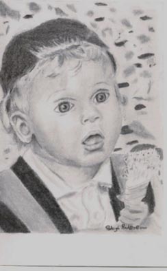 Drawing of my cousin @ age 3
